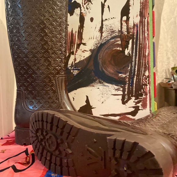 Louis Vuitton Splash Monogram rain boots - Picture 11 of 14